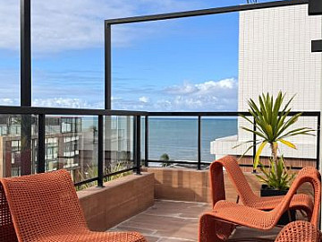 Cabo Branco, Flat, 100% mobiliado